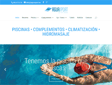 Tablet Screenshot of aguasport.es